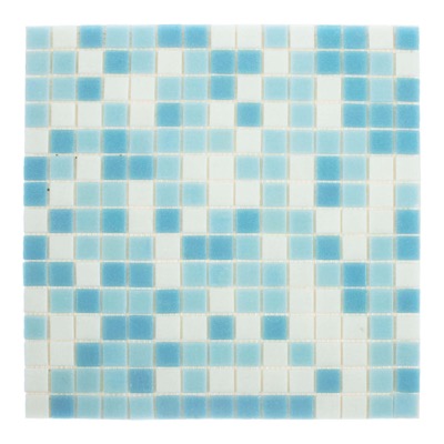 Gils Mix klaasmosaiik 30×30, helesinine