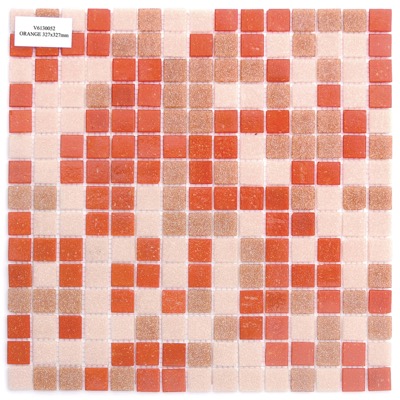 Gils Mix klaasmosaiik 30×30, oranž